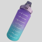 Motivational Water Bottle with Time Markers 2L