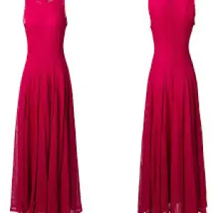 Maxi-Length Flare Dress