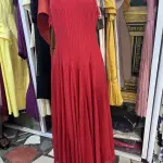 Maxi-Length Flare Dress