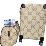 Gucci Trolley Suitcase and Matching Travel Bag (Travel set)