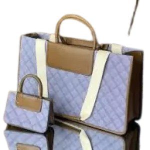 Riva Fashion Printed Denim Handbag