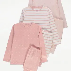 3-pack of Pink Pyjamas (Age: 12 months to 14 years)