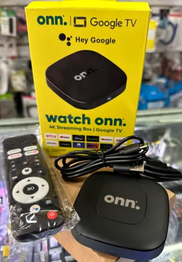 ONN. 4K Streaming Box | Google TV