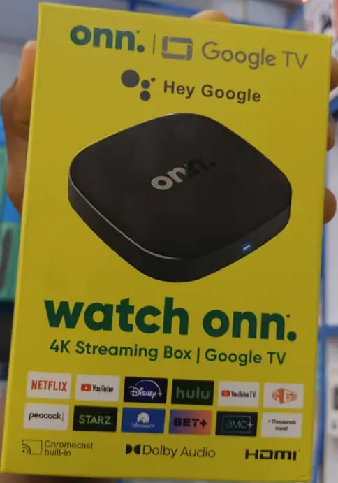 ONN. 4K Streaming Box | Google TV