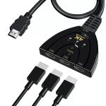 Bi-Directional HDMI Switch that supports 4K Resolution at 60Hz-3PORTS