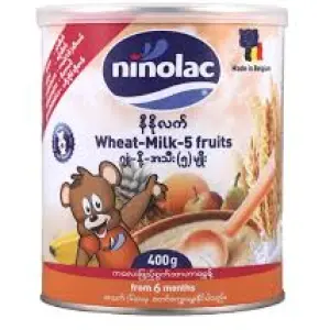 Ninolac Wheat-Milk-5 Fruits baby cereal