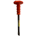 MASONRY OR COLD CHISEL WITH A HAND GUARD