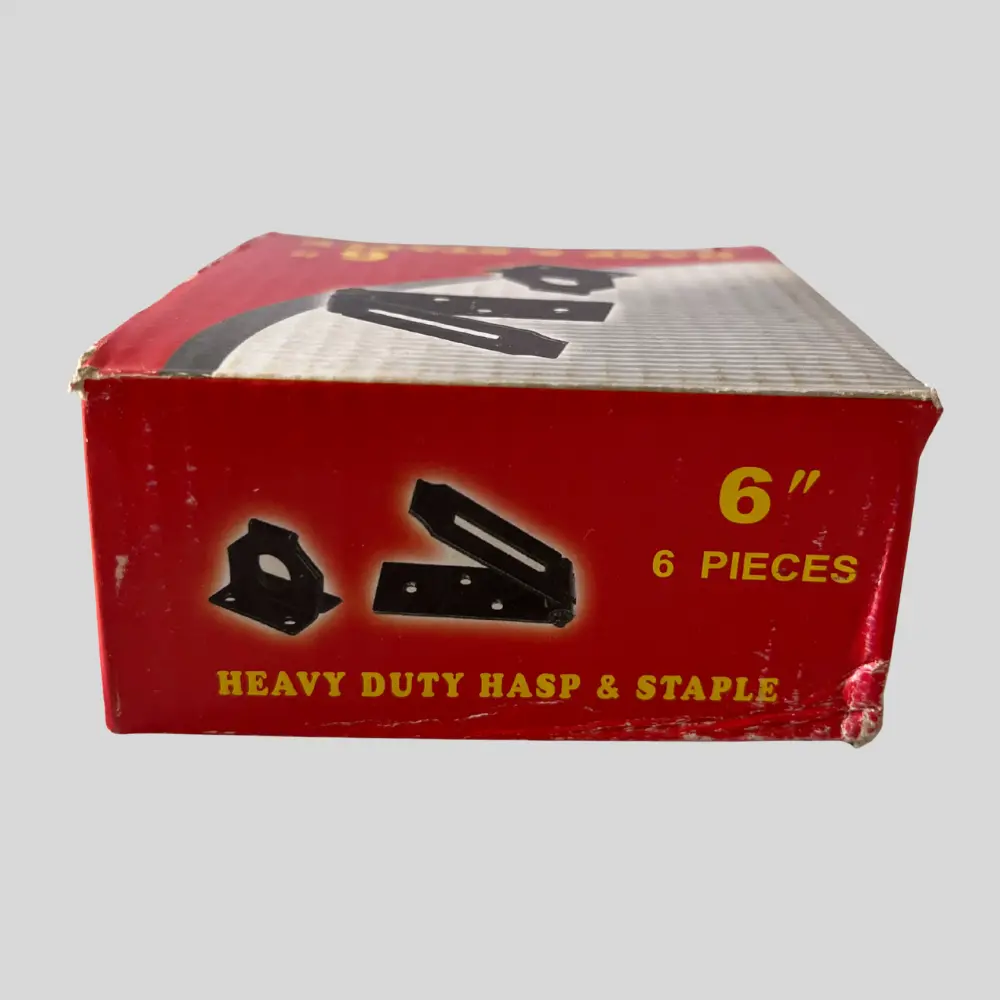 8-inch Heavy-duty Hasp and Staple Lock