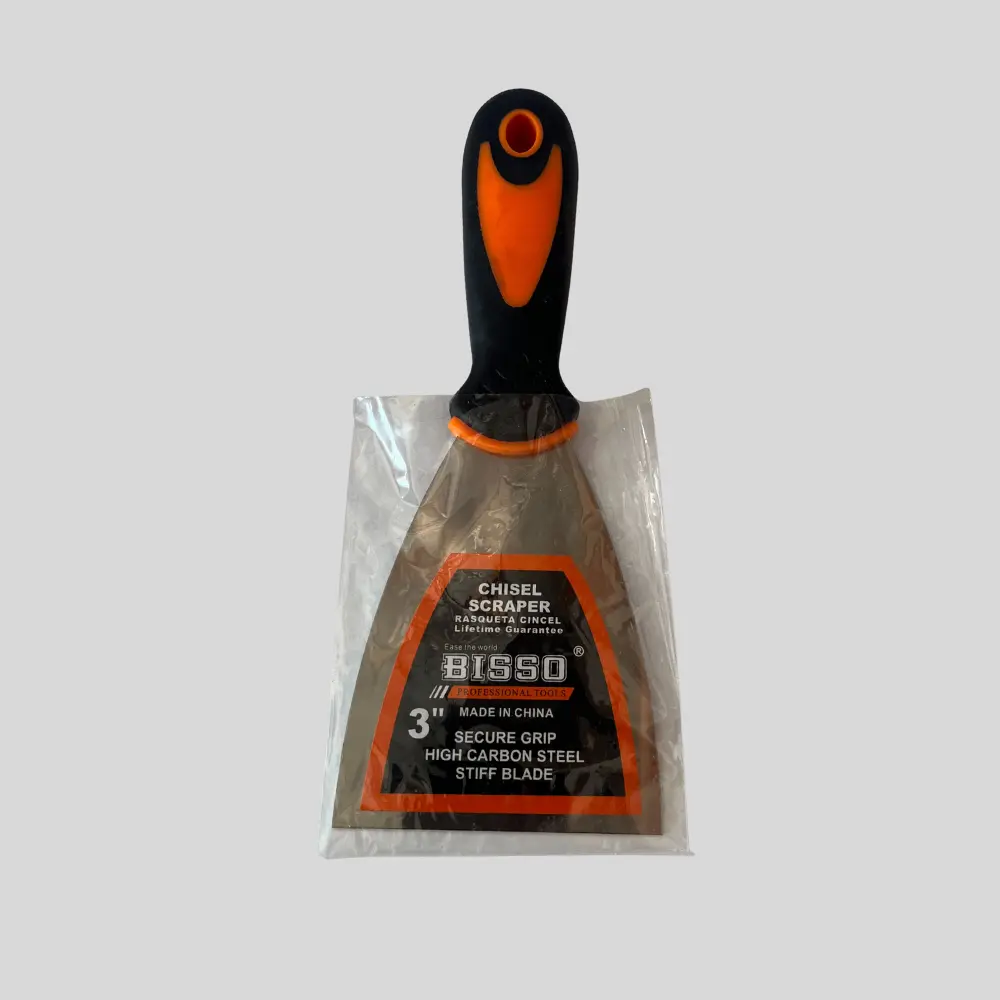 Bisso 3 inches Chisel Scraper, also known as a Putty Knife.