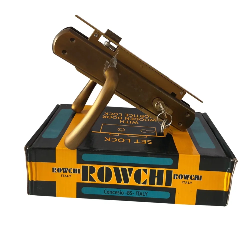 Rowchi door lock set. big size-gold in colour