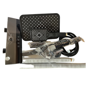 DOLI Black Shower Panel Tower System, Complete Shower Tub