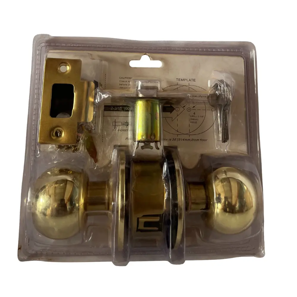 CJY 587-PB Cylinder Door Lockset.
