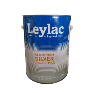 Leylac Aluminum Silver Metallic Finish Paint by Leyland