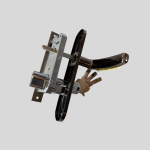 Renz high quality door handle set-Medium-Silver Colour