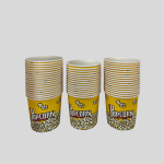 50pcs Popcorn Plastic Bowl - Movie Theater Popcorn Bucket Bowl - Popcorn Tube for Movie Night - Popcorn Tubes for Carnival - Popcorn Cups