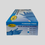 Ever Pack brand blue nitrile gloves 100pcs