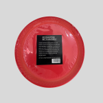Red Stamp Disposable Plastic Plates 230mm 50pcs
