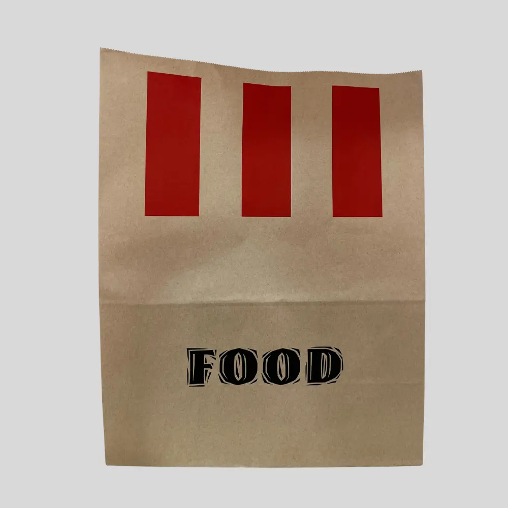 Brown kraft paper take-out bag 50PCS
