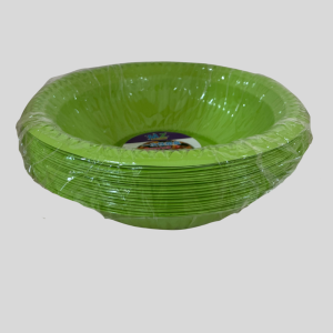 Plastic Blue Disposable Serving Plate 20Pcs