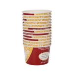 Disposable Ice Cream Paper Cups 50Pcs