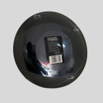 Decor Edge Elegant Disposable Plastic Plates with a Black and Gold Rim 15 Pcs