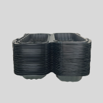 Nice Choice Microwavable MFPP Hinged Lid Container. 6.1*9*3.25 50pcs