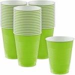 "CC Cut Crystal Cup" plastic cups