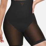 Sexy Sheer Shaping Hi-Waist Thigh Slimmer