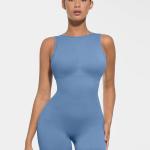 Sleeveless, Seamless, Short-Length Jumpsuit