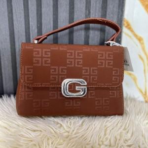 Brown Monogram Top-handle Handbag