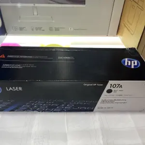 HP 107A Black Original Laser Toner Cartridge (W1107A).
