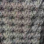 Thrift Zebra-Patterned Textile Double Length