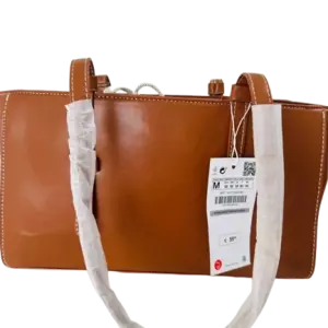 Zara tote bag, also as a shopper bag with dual top handles and a clean silhouette.