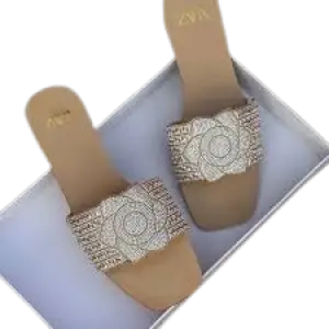 Zara Sandals Square-Toe slide