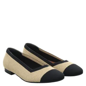 Two-Tone, Cap-Toe Chunky Heels in Fran Comanatti