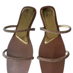 Strappy, Crystal-Embellished Sandals Zara