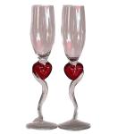 I Love You Champagne Glass