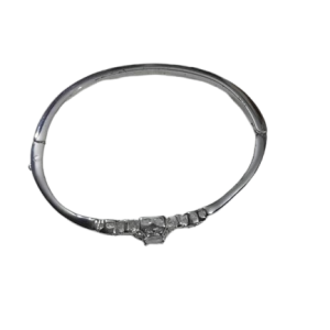 Sterling silver bangle bracelet.