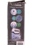 Hamilton Beach 5-Speed Electric Hand Mixer with Whisk, Traditional Beaters, Snap-On Storage Case, 250 Watts, White