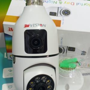 PTZ Bulb ROTATIVE CAMERA DUAL LENS 2MP