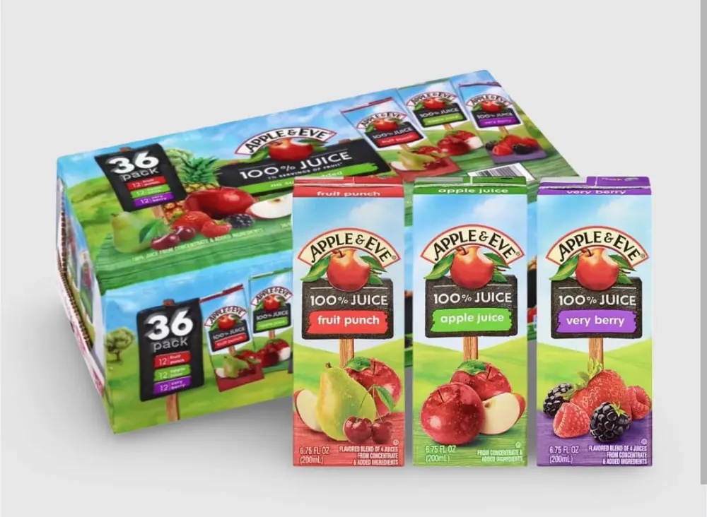 Apple & Eve 100% Juice (no sugar added)