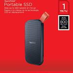 SanDisk 1TB Portable SSD External Up to 800MB/s