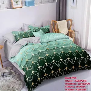 7 Pieces Pattern Duvet Set