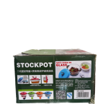 Vale Life SE ASANES 400°C OVEN OK GLASS BOROSILICATE GLASS STOCKPOT 1400ml