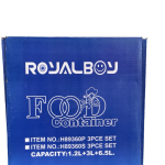 Royal Boy Food Container 3pcs