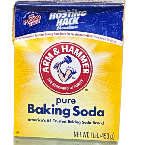 Arm & Hammer Pure Baking Soda.