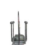 Spectrum Pantry Works Arch Vertical Napkin Holder, Upright Napkin Holder With Handle, Contemporary Napkin Storage for Dining Table, Countertop Napkin Storage for Kitchen Organization, Satin N