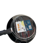 T-fal non-stick 3-piece fry pan set, packaged in plastic. This set typically includes three different sizes for versatility in cooking, such as 8-inch, 9.5-inch, and 11-