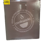 Cookworks White 3 Bowl Steamer 9.9L capacity.