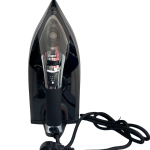 black Orvica steam iron.